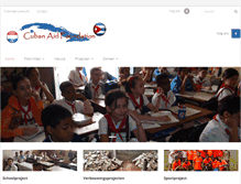 Tablet Screenshot of cubanaidfoundation.com